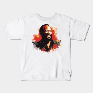 Marvin Gaye pop art Kids T-Shirt